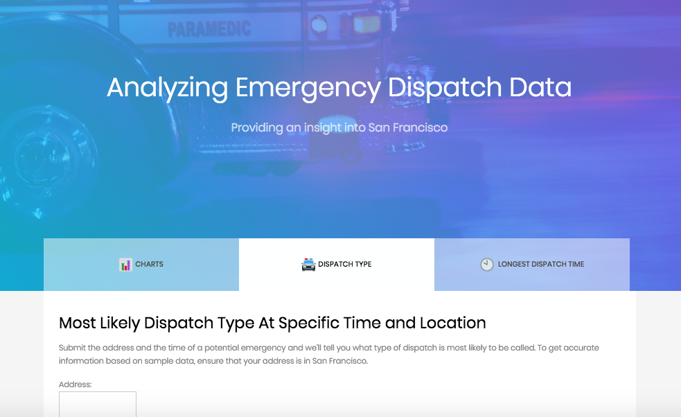 emergency dispatch optimization